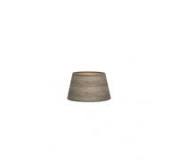 Pantalla salma e27 madera gris 15dx12dx13h conica abierta