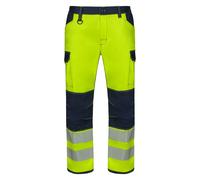 Pantalón de trabajo elástico con rodilleras y bandas reflectantes Velilla L