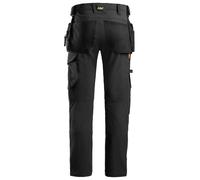 Pantalón trabajo unisex snickers allroundwork - negro - talla 46 extra corta