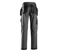 Pantalón trabajo unisex snickers flexiwork gris - talla 62 corta