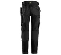 Pantalón trabajo unisex snickers flexiwork negro - talla 44 corta