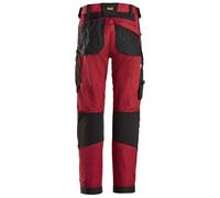 Pantalón trabajo unisex snickers flexiwork rojo - talla 54 corta