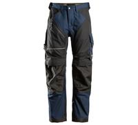 Pantalón trabajo unisex snickers ruffwork - azul marino - talla 48 corta
