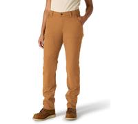 Pantalones de lona Carhartt para mujer, modelo Rugged Flex, corte relajado y doble frente, color marrón