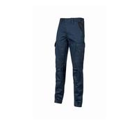 U-Power Pantalones de trabajo GUAPO hombre Slim fit con rodillera, elásticos 98% algodón 2% spandex