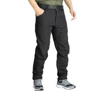 Pantalones de trabajo con forro polar térmico para hombre tipo cargo - Pantalones impermeables con forro polar para hombre - Pantalones deportivos de pierna recta, pantalones de invierno con cintura