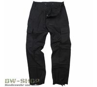 PANTALONES ORIGINALES DEL EJÉRCITO ALEMÁN NEGROS NUEVOS PANTALONES DE CAMPO B...