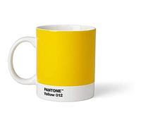Pantone 101030012 Mug, Coffee/Tea Cup, Fine China (Ceramic), 375 ml, Yellow 012 C, Porcelana, One Size