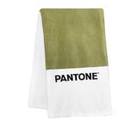 Pantone™ - Manta de doble capa para sofá y cama Sherpa, suave y envolvente, forro polar cálido y lavable, ideal también como funda de sofá y manta polar, colcha individual, 130 x 160 cm, Fern