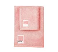 Pantone™ - Toallas de baño para cara y bidé de rizo de puro algodón 100% certificado OEKO-TEX, juego de toallas de baño para cara y invitados 50 x 100 y 40 x 50 cm, suaves absorbentes, válidas también