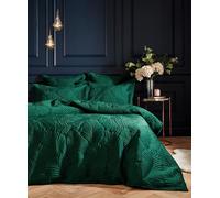 Paoletti Palmeria nórdica y Funda de Almohada Conjunto, Esmeralda, Rey