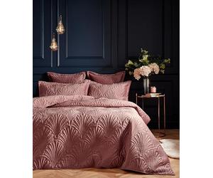 Paoletti Palmeria nórdica y Funda de Almohada Conjunto, Poliéster, Sonrojo, Soltero