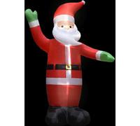 Papá Noel inflable con LEDs decoración navideña IP44 3 m