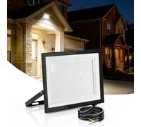papasbox Foco LED para exteriores 300W 6500K blanco frío | IP66 impermeable - Para jardín garaje y patio