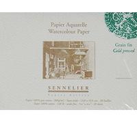 Papel Acuarela Sennelier - 300 g/m2 - Bloc 20 hojas - fino