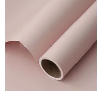 Papel artístico de Color sólido for manualidades, caja de regalo impermeable de 56cm x 9m, Material de embalaje for ramo, Festival de película mate hecho a mano, bricolaje(Sakura powder)