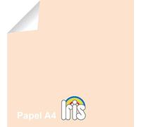 Papel color canson repro iris din-a4 80 gr. salmón, pack x100 hojas