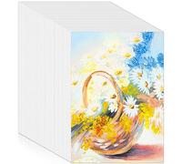 Papel De Acuarela 300 G/M², 60 Hojas, 15,24 x 22,86 Cm | Papel Grueso De 300 G/M², Doble Cara, Para Acuarela, Gouache, Acrílico, Tinta Y Dibujo