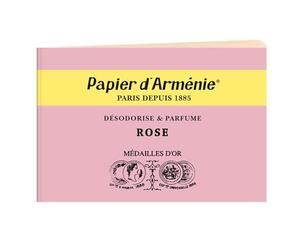 Papel de Armenia rosas, 1 unidad con 12 hojas