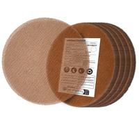 Papel de lija de 225 mm, 25 unidades, de diferentes granos, con sistema de sujeción por velcro, para madera y metal