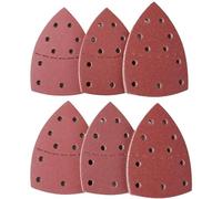 Papel de lija triangular flocado | Rojo 152x105mm for Esmerilar y Pulir: Madera, Metal, Plástico, Piedra, Vidrio(800)