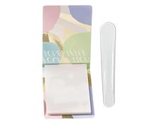 Papel de Paleta 100 Hojas de Mezcla de Fuente Herramientas de Pigmento de