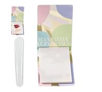 Papel de Paleta 100 Hojas Portátiles de Mezcla de Maquillaje Tipo Fuente