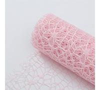 Papel de regalo 5JET * 52cm / Roll DIY FLOWER Decoración de regalo Envoltura Embalaje Papeles de crepé Malla Materiales Hechos a mano Jacquard Flowers Material (Color : Light pink)