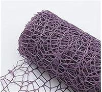Papel de regalo 5JET * 52cm / Roll DIY FLOWER Decoración de regalo Envoltura Embalaje Papeles de crepé Malla Materiales Hechos a mano Jacquard Flowers Material (Color : Dark purple)