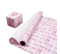 Papel de regalo de 5 rollos de papel de regalo, papel de regalo de cumpleaños, decoración de Navidad (ciruela)