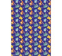 Papel de regalo Pokemon de 2 m, color azul