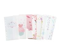Papel de repuesto con líneas A5 para planificador/carpetas/organizador personal de Filofax, papel de hojas sueltas perforadas con 6 orificios, 101 hojas/202 páginas