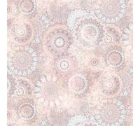 Papel pintado 362961, papel tapiz de tejido no tejido, diseño floral, 371 x 265 cm, Rasch Selection, color beige