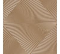 Papel pintado de vinilo texturizado de lujo Elle Decor Taupe/Oro 10438-38