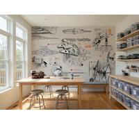 Papel Pintado Foto Star Wars Mural Gigante Beige 144x100inch, No Pegado