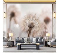 Papel pintado fotográfico con diseño de diente de león, 400 x 280 cm, no tejido, para dormitorio de niños, oficina, decoración del hogar, arte moderno de pared para sala de estar, sofá, decoración de