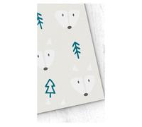 Papel pintado infantil fox blue foxblue - beige - 1 rollo 55 x 300 cm 1 cm