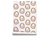 Papel pintado infantil leoncio leoncio - marron - 1 rollo 55 x 300 cm 55 cm