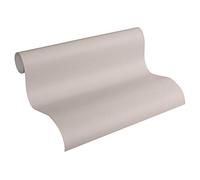 Papel Pintado Liso New Life A.S. Création Papel pintado tejido no tejido 10.05 m x 0.53 m Gris Fabricado en Alemania 303288 3032-88