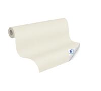 Papel pintado Livingwall DESIGNDROP - papel pintado no tejido recubierto de color beige, crema - 10,05m x 0,53m - papel pintado liso para varias habitaciones - 785751