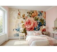 Papel Pintado Mural Foto Florales Consalnet 312x219 cm Vlies 3 Placas