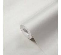 Papel Pintado Uni Con Estructura Fina - Blanco