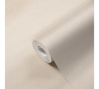 Papel Pintado Uni Discreto Con Estructura Fina - Crema