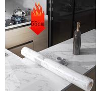 Papel tapiz autoadhesivo de mármol DIY, 55cm, baño, cocina, comedor, gabinete, encimera, pegatina de pared impermeable y a prueba de moho H