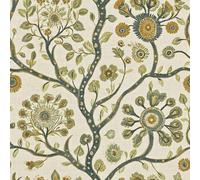 Papel tapiz autoadhesivo de vinilo con estampado floral, PVC, 44,5 cm x 3 m – rollo de papel tapiz decorativo para salones, cocinas y baños