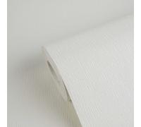 Papel Tapiz Blanco Con Patrón Estructural Tonal Natural