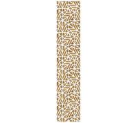 Papel tapiz de fibra textil con adhesivo preaplicado – Diseño escandinavo, color blanco y aspecto de madera – 1 rollo de 300 x 60 cm