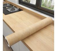 Papel tapiz de PVC de grano de madera, pegatinas autoadhesivas de 2/3/5M, película impermeable para decoración del hogar, puerta, armario, mesa, muebles BAI FEN MU