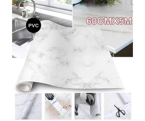 Papel tapiz decorativo, película autoadhesiva de mármol para encimeras de cocina, papel tapiz para cajones y gabinetes de muebles, para revestimiento de estantes de mesa, adhesivo removible de fácil
