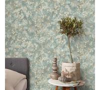 Papel Tapiz Erismann Blossom Trébol Botánico Floral Hojas Texturizadas De Vinilo